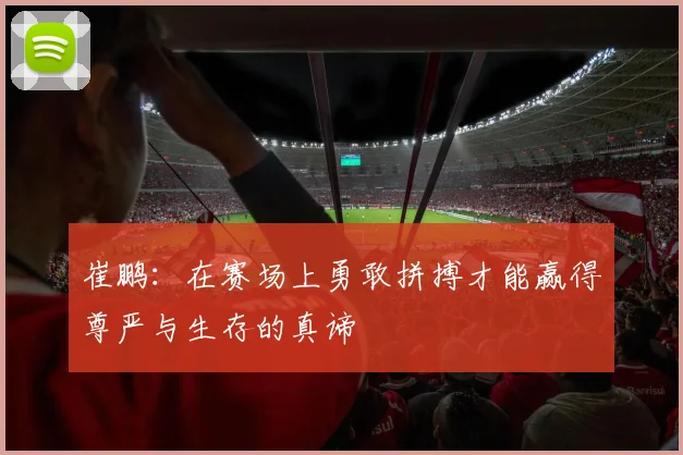 崔鹏：在赛场上勇敢拼搏才能赢得尊严与生存的真谛